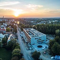 Uni Straubing Luftaufnahme von der Uni Straubing